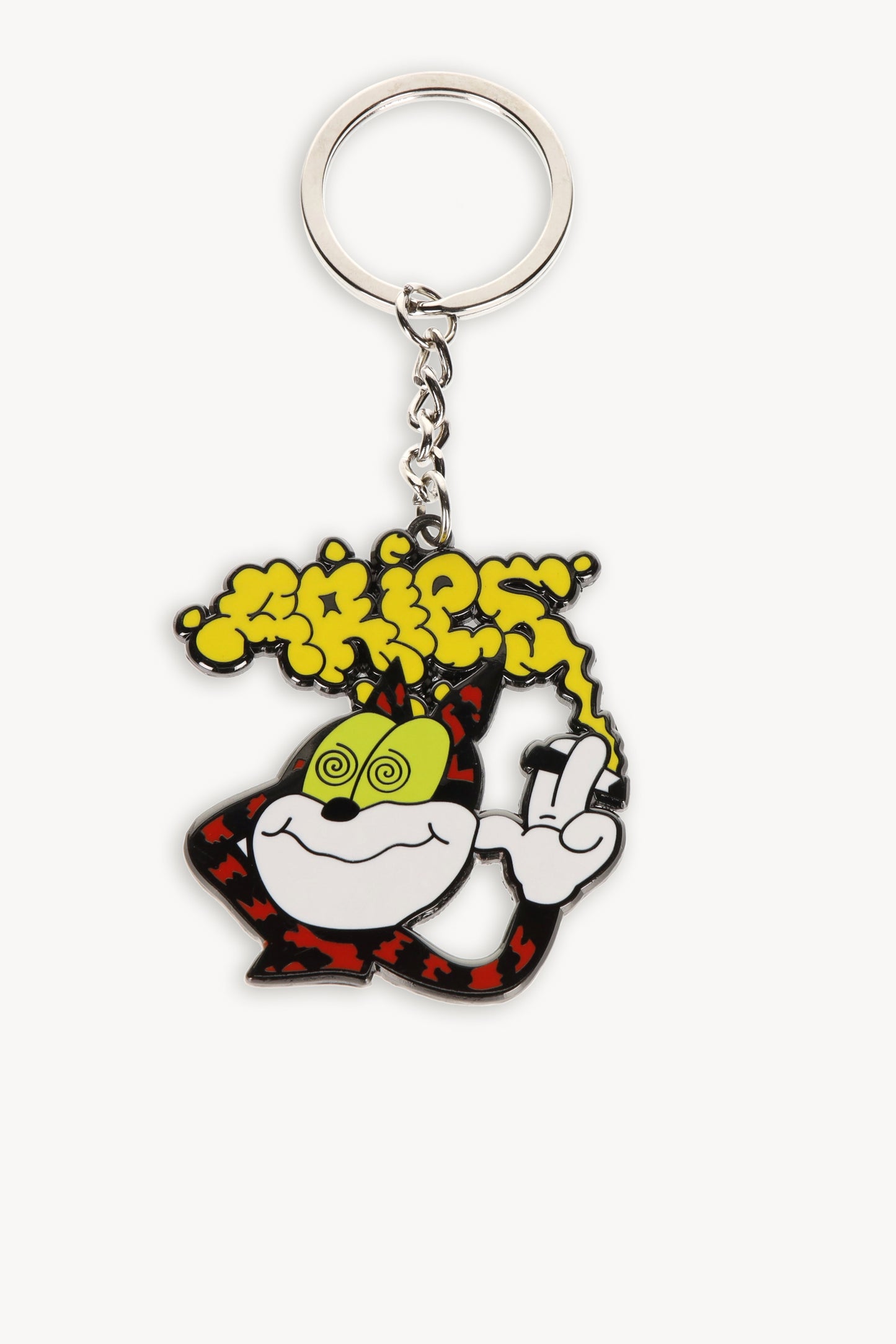 Smoking Cat Keyring